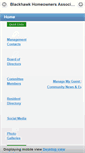 Mobile Screenshot of blackhawk-hoa.com